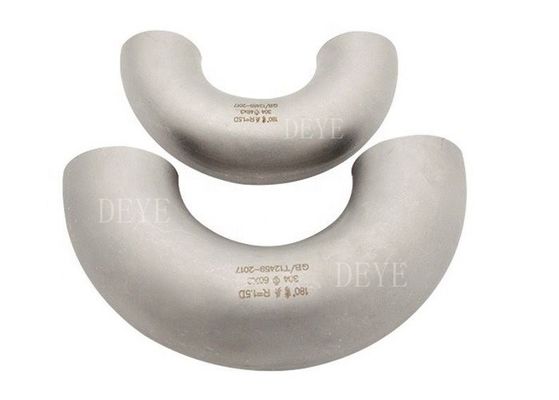 Sch10s Sch40s 180deg Steel Pipe Bends And Elbows For Chemcial Industry