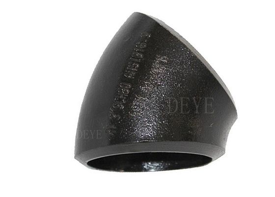 Mild Steel CS Pipe Fittings 22.5deg  Eblow With SCH40 SCH80