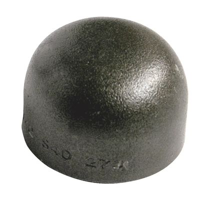 BW Black Carbon Steel Pipe End Caps For Petroleum Industry