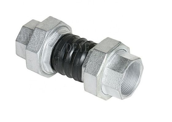 Union Double Sphere Rubber Expansion Joint With Filet Fittings
