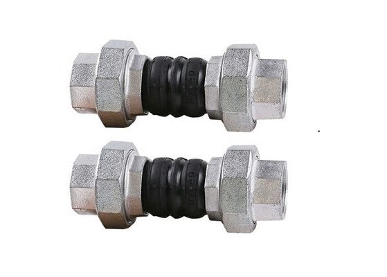 Union Double Sphere Rubber Expansion Joint With Filet Fittings
