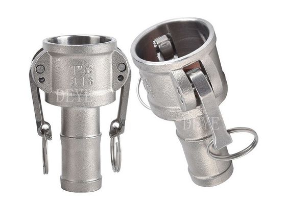 Aluminium SS304 SS316 Camlock Quick Couplings 6'' 8'' 10'' 12''