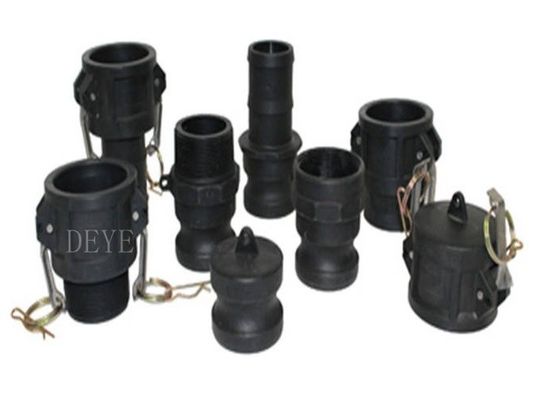 PP Camlock Quick Couplings groove fittings with brass levers