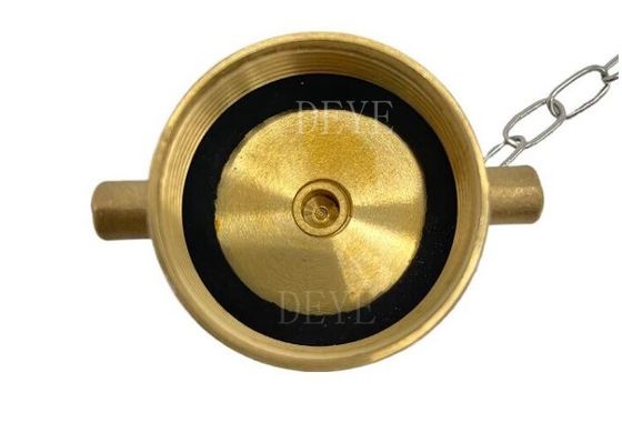 Thread BSP BSPT NPT DIN259/2999 Fire Safe Female Coupling Cap With Chain