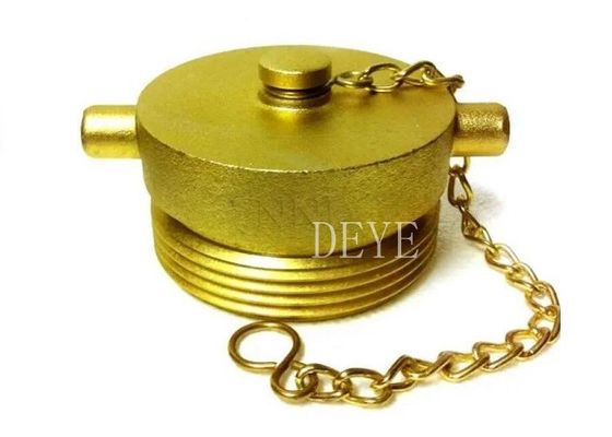Fire Safe Male Hydant lug Caps With  Chain