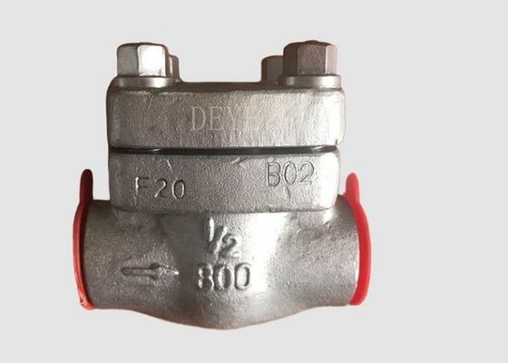 Forged Steel Stainless Steel 316 304 Duplex SS Check Valves With BW Ends Threaded Ends CVC-0800-1-2