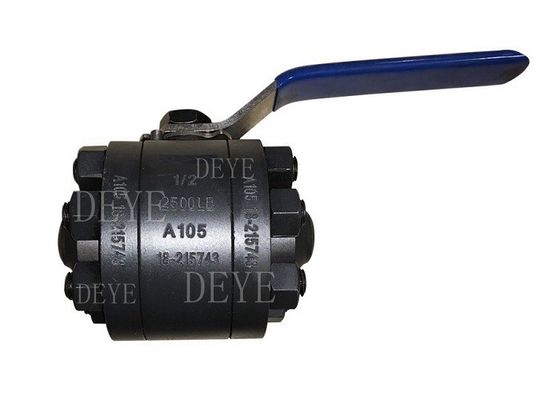2500lbs Oil Gas Valve FB A105 Forged Steel Ball Valve With BW Ends Butt Welded