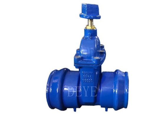 GGG40 GGG50 Water Valve Ductile Iron Gate Valve Socket Weld For PVC Pipe Connection