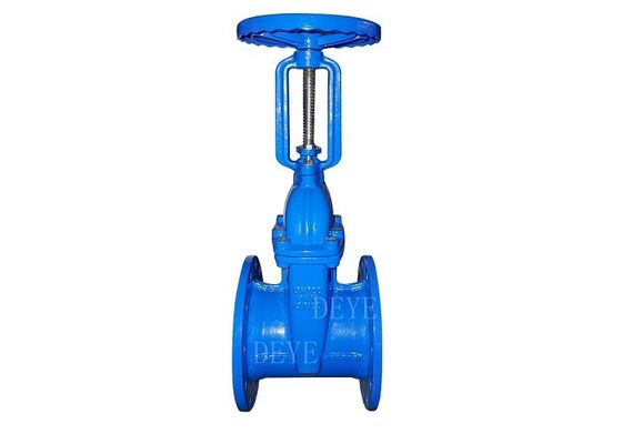 Rising Stem Din F4 F5 Water Valve BS5163 Cast Ductile Iron Gate Valve With PN10 PN16 PN25