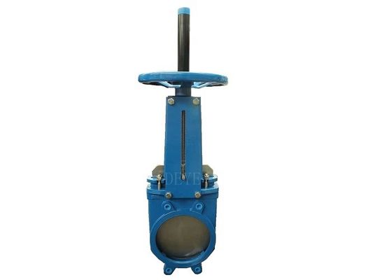 Cast Ductile Iron Wafer Style Knife Gate Valve With Rubber Seat