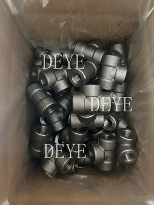 High Pressure Screwed Stainless Steel Equal Tee With NPT Threaded