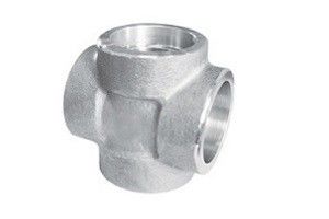 Forged SS High Pressure Pipe Fittings Cross Tee With Pressure 3000lbs 6000lbs 9000lbs