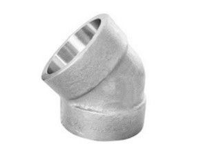 SS Forged Steel High Pressure Pipe Fittings 3000lbs 45deg Elbow With S/W Ends