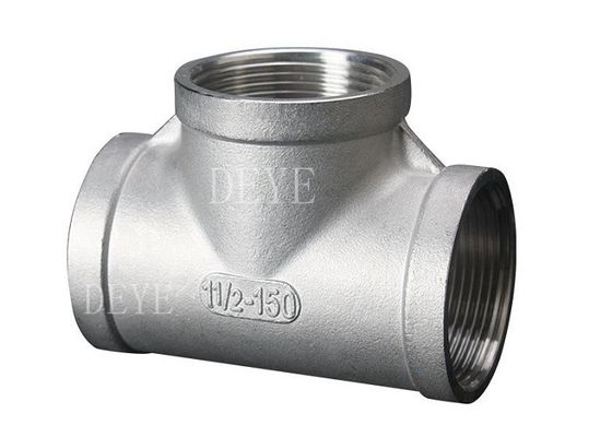 316 Stainless Steel Screwed Threaded Pipe Fittings With NPT