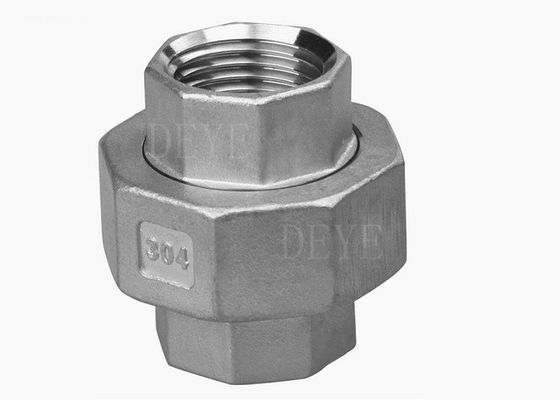 Threaded Stainless Steel Screwed unions For metal conical Seal