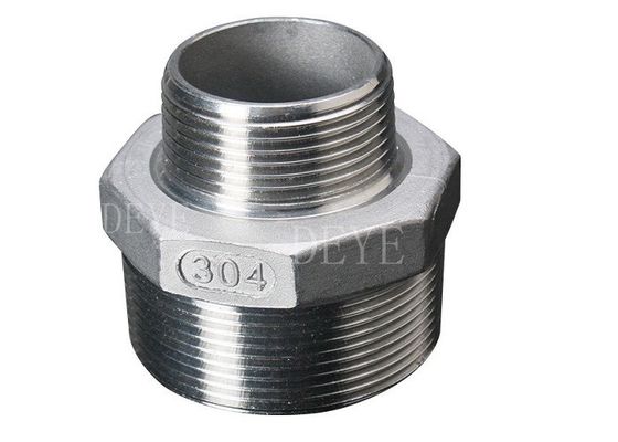 Stainless Steel 150PSI Cast Threaded Pipe Fitting For Reducing Nipple