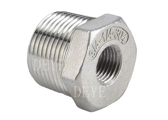 SS316 SS304 150PSI Screw Threaded Pipe Fittings for SS Heavy Hex Bushing