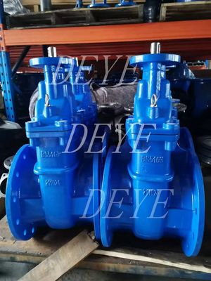 Rising Stem Din F4 F5 Water Valve BS5163 Cast Ductile Iron Gate Valve With PN10 PN16 PN25