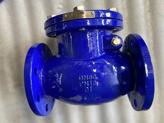 GGG50 GGG40 Cast Ductile Iron Swing Check Valves With Arm Lever Weight