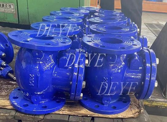 GGG50 GGG40 Cast Ductile Iron Swing Check Valves With Arm Lever Weight