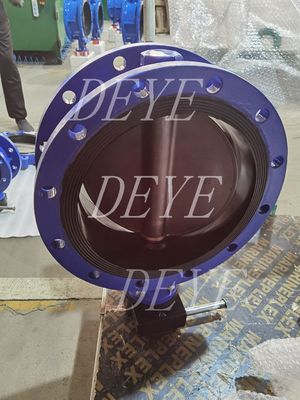 GGG40 GGG50 Wras Ductile Iron Double Eccentric Butterfly Valve With PN10 PN16 PN20 PN25