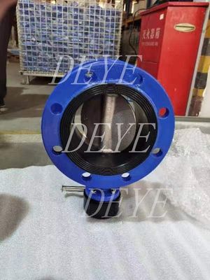 GGG40 GGG50 Wras Ductile Iron Double Eccentric Butterfly Valve With PN10 PN16 PN20 PN25