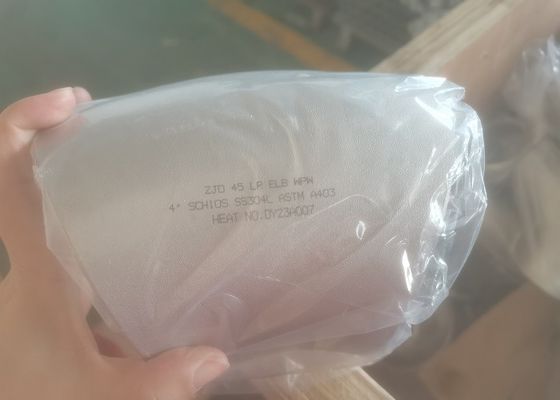 BW SS316 45 Degree Stainless Steel Elbow 1/2"-72" With ISO9001  DN15-DN1800