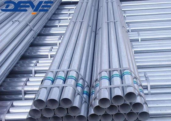 5m-14m Zinc Coated Galvanized  Steel Pipe tubes