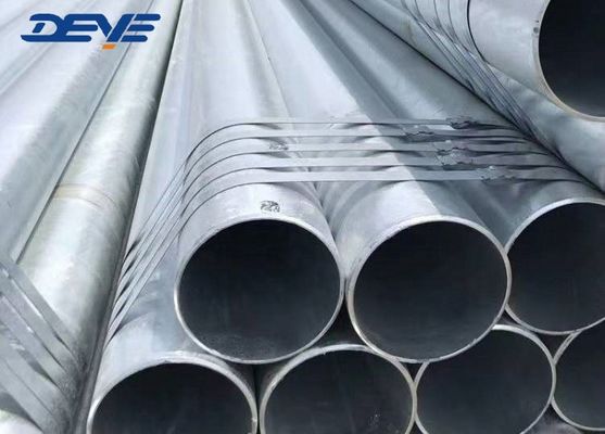 HDG Seamless Welded Pipes Hot Dipped Galvanized With PE BE BSPT NPT