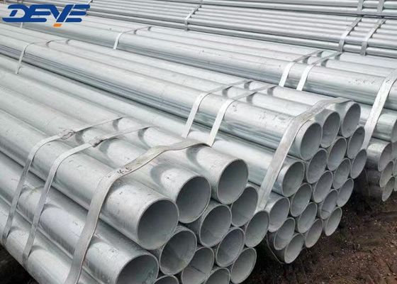 HDG Seamless Welded Pipes Hot Dipped Galvanized With PE BE BSPT NPT