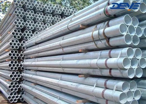 HDG Seamless Welded Pipes Hot Dipped Galvanized With PE BE BSPT NPT