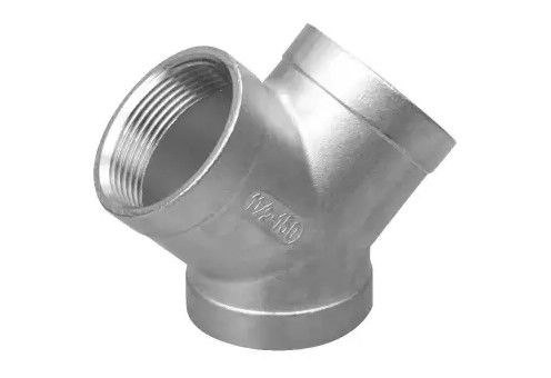 150PSI Stainless Steel Threaded Y WYE Tee for pipefittings use