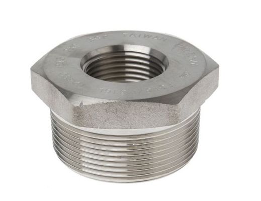 SS304 SS201 SS316 SS Threaded Pipe Fittings For Hex Bushing