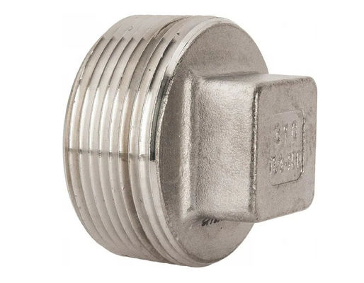 BSPT BSPP NPT PS DIN SS Screwed Threaded Fittings For Square Plug