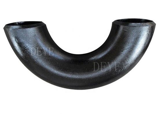 1.5D 3D 5D 6D 8D 10D Carbon Steel Pipe Fittings Black Return Bends With SCH40 SCH80