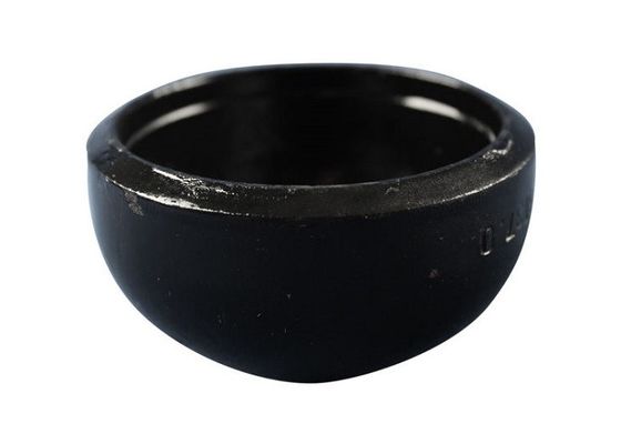 BW Black Carbon Steel Pipe End Caps For Petroleum Industry