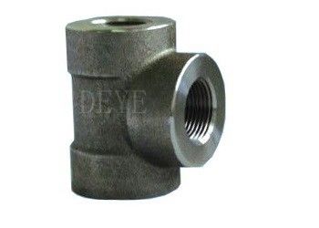 High Pressure Screwed Stainless Steel Equal Tee With NPT Threaded