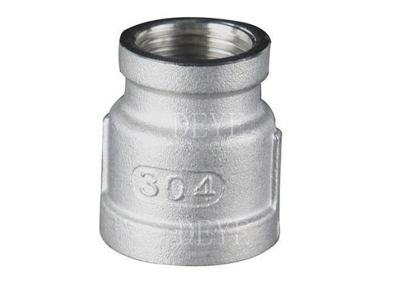 Stainless Steel Screwed Threaded Pipe Fittings Reduce Coupling