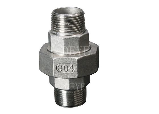 SS304 150PSI Stainless Steel Threaded Fitting With Union Nipple