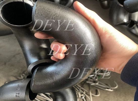 1.5D 3D 5D 6D 8D 10D Carbon Steel Pipe Fittings Black Return Bends With SCH40 SCH80